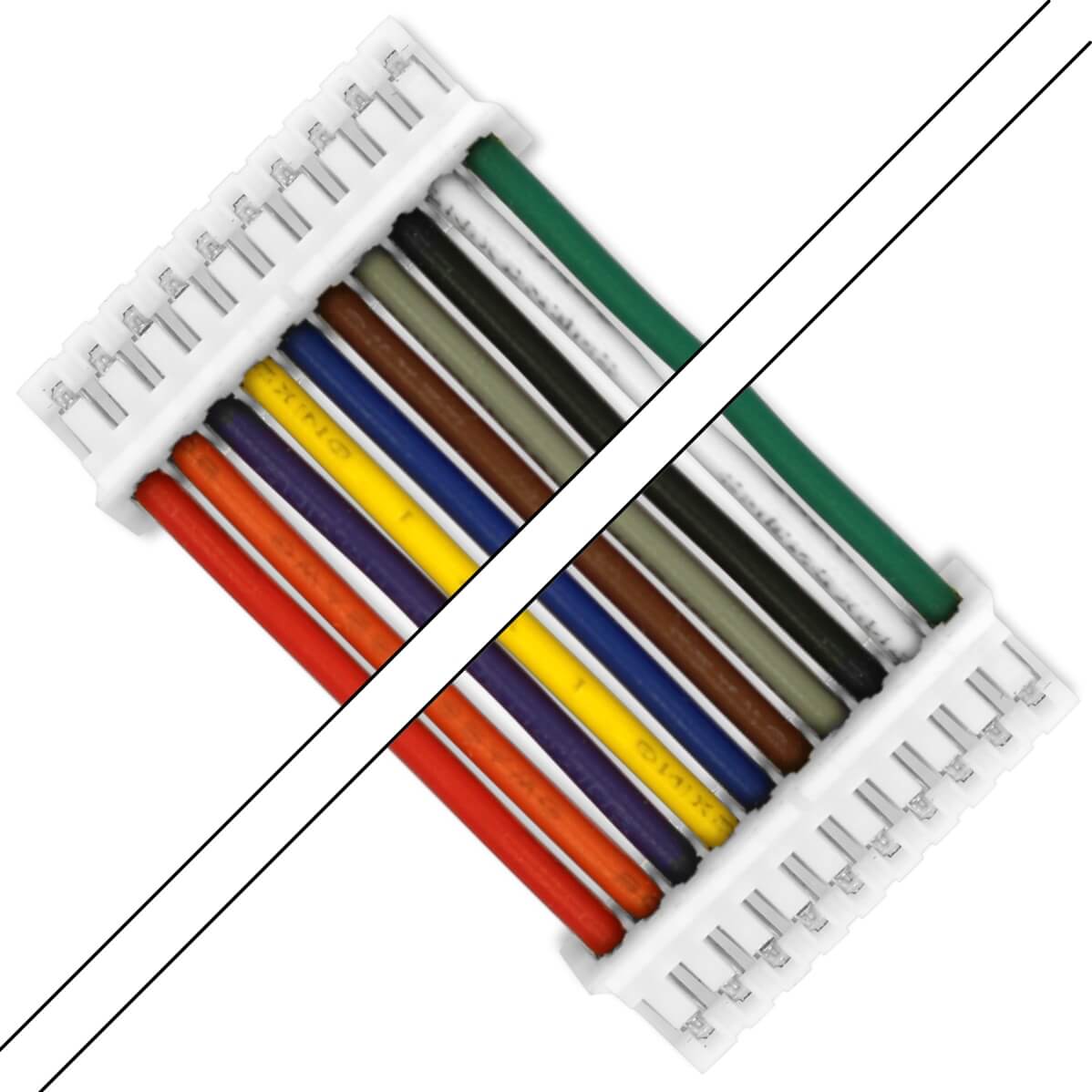 Câble PH 2.0mm Femelle / Femelle 10 Pôles 2 Connecteurs 50cm (Unité)