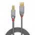 LINDY CROMO LINE Male USB-A / Male USB-B 2.0 Cable Gold Plated 0.5m