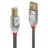 LINDY CROMO LINE Male USB-A / Male USB-B 2.0 Cable Gold Plated 0.5m