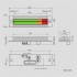 LED Barmeter Dual Column for Input Voltage Display