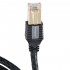 PANGEA PREMIER SE Ethernet Cable RJ45 Cat7 Silver Plated Cardas Copper Triple Shielding 0.6m