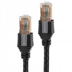 PANGEA PREMIER SE Câble Ethernet RJ45 Cat7 Triple Blindage Cuivre Cardas Plaqué Argent 1.5m