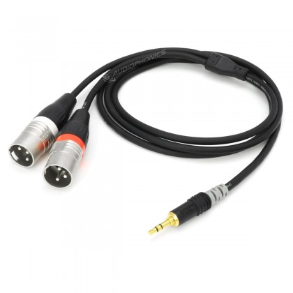 SOMMERCABLE HBA-3SM2 2x 3 Poles Male XLR to Male Jack 3.5mm 1.5m