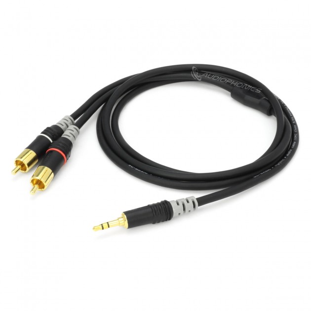 Audiophonics - SOMMERCABLE HBA-3SC2 Stereo Male RCA to Stereo Male Jack  3.5mm 1.5m
