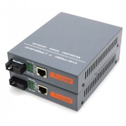 Transmetteur convertisseur Ethernet vers Fibre Optique