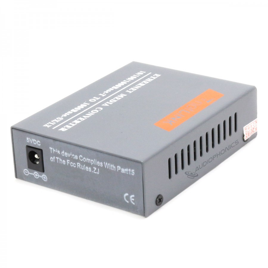 Audiophonics - Convertisseur Switch Ethernet 8x RJ45 1x Fibre Optique