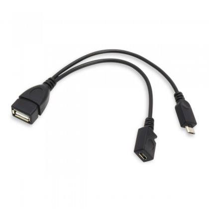 câble d'alimentation externe pour transfert OTG USB