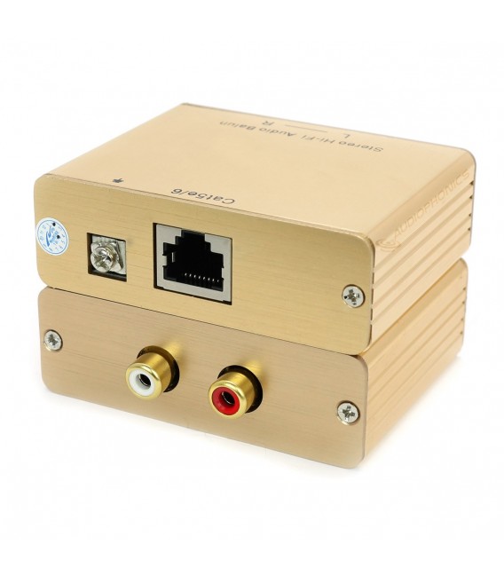 Passive RCA Modulation to RJ45 Extender - Audiophonics