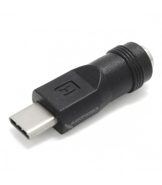 Female Jack DC to Male USB-C Adapter Audiophonics