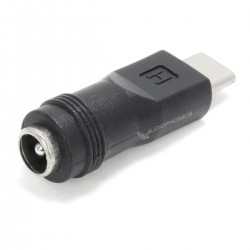 Female Jack DC 5.5/2.5mm to Male USB-C Adapter