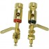 ELECAUDIO BP-121 Gold plated Terminals for 19mm wooden panels (Pair)