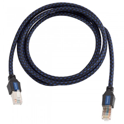 PANGEA PREMIER Câble Ethernet RJ45 Cat7 Cuivre Plaqué Argent Triple Blindage 0.129mm² 0.6m