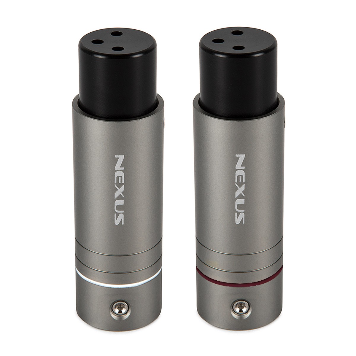 ETI NEXUS Connecteur XLR 3 Pôles Femelle Cuivre Tellurium Plaqué Argent Ø8.5mm (La paire)