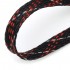 VIABLUE Braided Sleeve Red Black Ø6-14mm