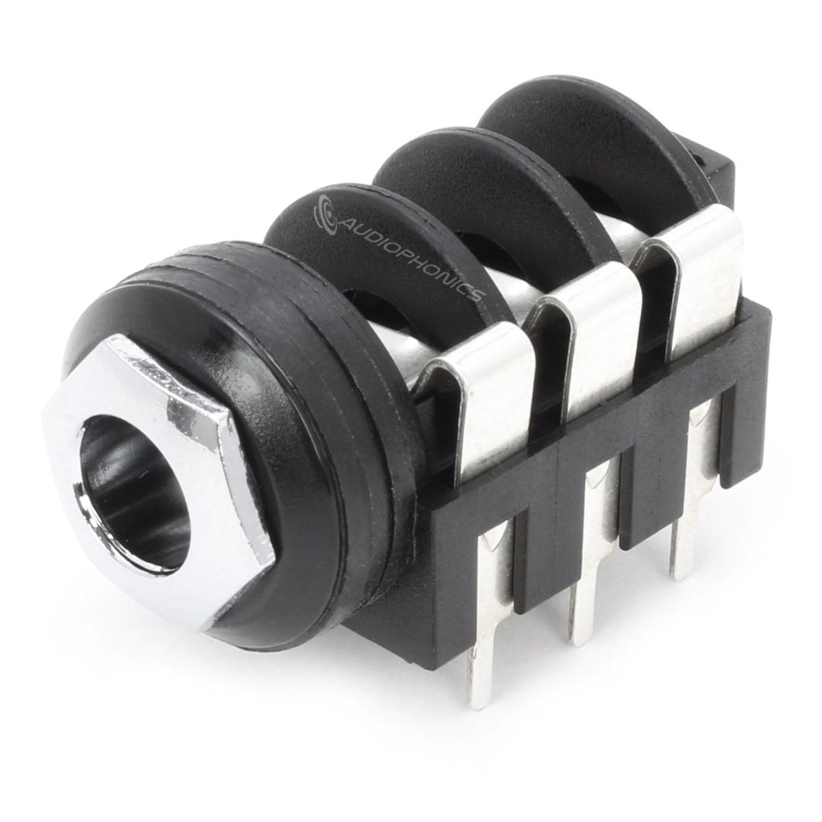 MONACOR MZT-223 Jack 6.35mm Stereo Plug for PCB (Unit)