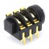 MONACOR MZT-223 Gold Plated Jack 6.35mm Stereo Plug for PCB (Unit)