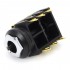 MONACOR MZT-223 Gold Plated Jack 6.35mm Stereo Plug for PCB (Unit)