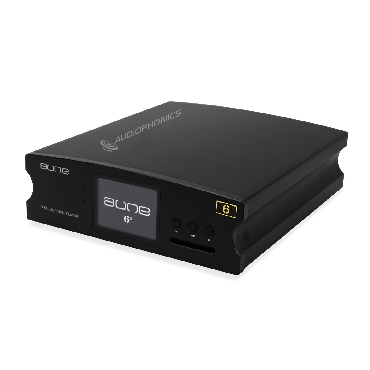 AUNE X5s 6TH ANNIVERSARY Lecteur de fichiers Audio Haute définition 24bit DSD (CPLD) Noir