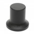 Knob Aluminum D Shaft 30x25x26mm Ø6mm Black