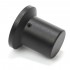 Knob Aluminum D Shaft 30x28x20mm Ø6mm Black