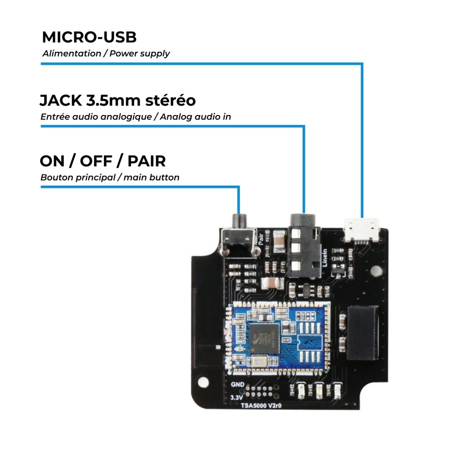 6.35 mm jack bluetooth transmitter