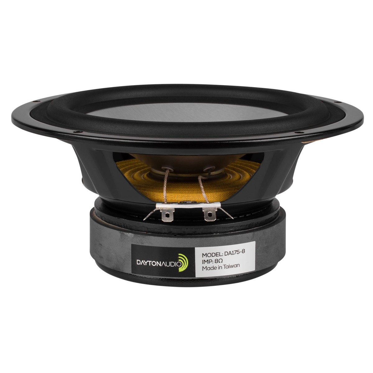 DAYTON AUDIO DA175-8 Haut-Parleur de Grave Aluminium 50W 8 Ohm 85dB 35Hz - 10kHz Ø17.8mm