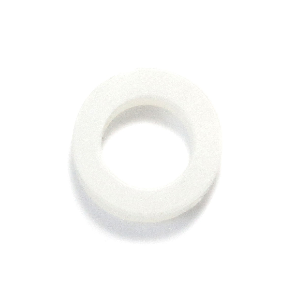 Rondelle Plate Nylon M3x1mm Blanc (x10)