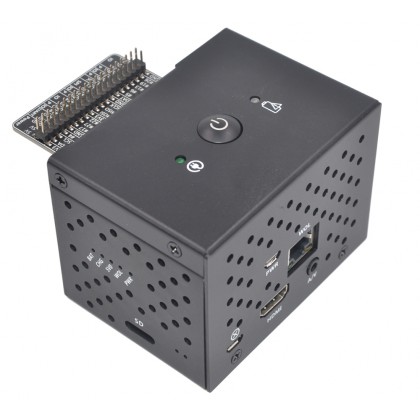 Boîtier Aluminium avec Bouton pour Raspberry Pi et X720