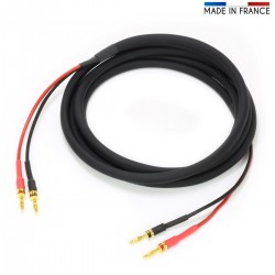 Doubleur Câble d'alimentation Jack 2x 5.5 / 2.1mm 0.5m - Audiophonics