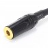 Câble Adaptateur XLR Mâle 4 Pins vers Jack 4.4mm Femelle Plaqué Or 15cm