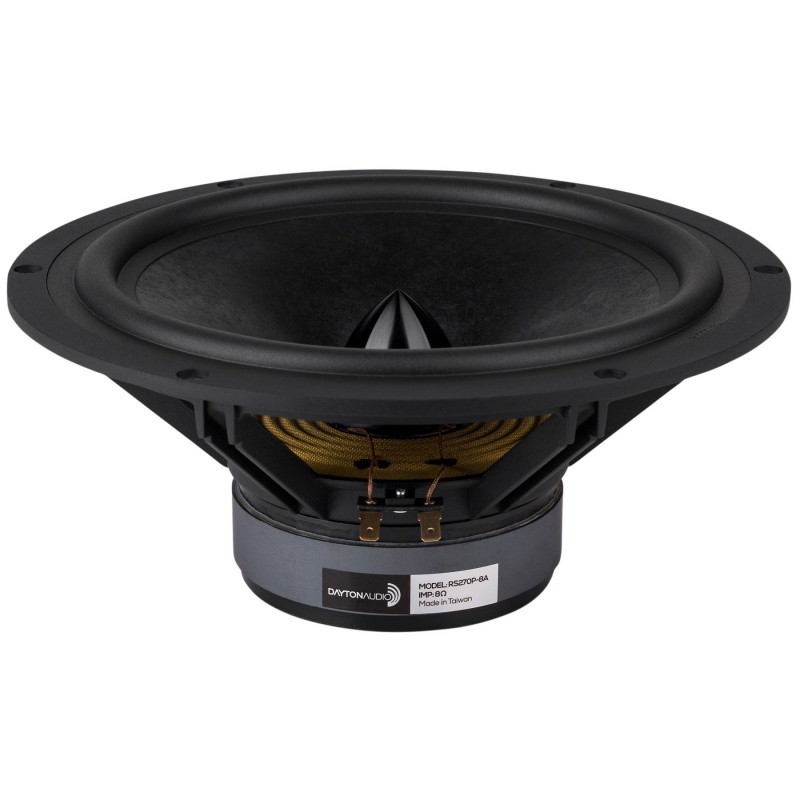 DAYTON AUDIO RS270P-8A Reference Haut-Parleur de Graves Papier 100W 8 Ohm 87.5dB 23 - 6000Hz Ø25cm