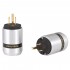 FURUTECH FI-46M NCF (G) Power Connector US Type B NEMA 5-15 Copper Gold Plated Alpha Treatment NCF Ø20mm