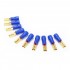 MUNDORF 2.8G Insulated Female Blade Terminal Gold Plated 2.8mm 1.5-2.5mm² Blue (x10)