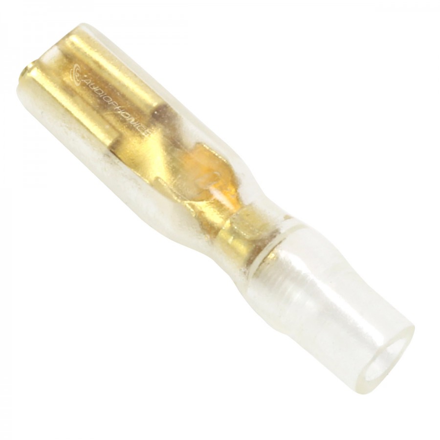 Female Blade Connector 2.8mm Gold Plated Ø2.8mm (Set x10) Audiophonics