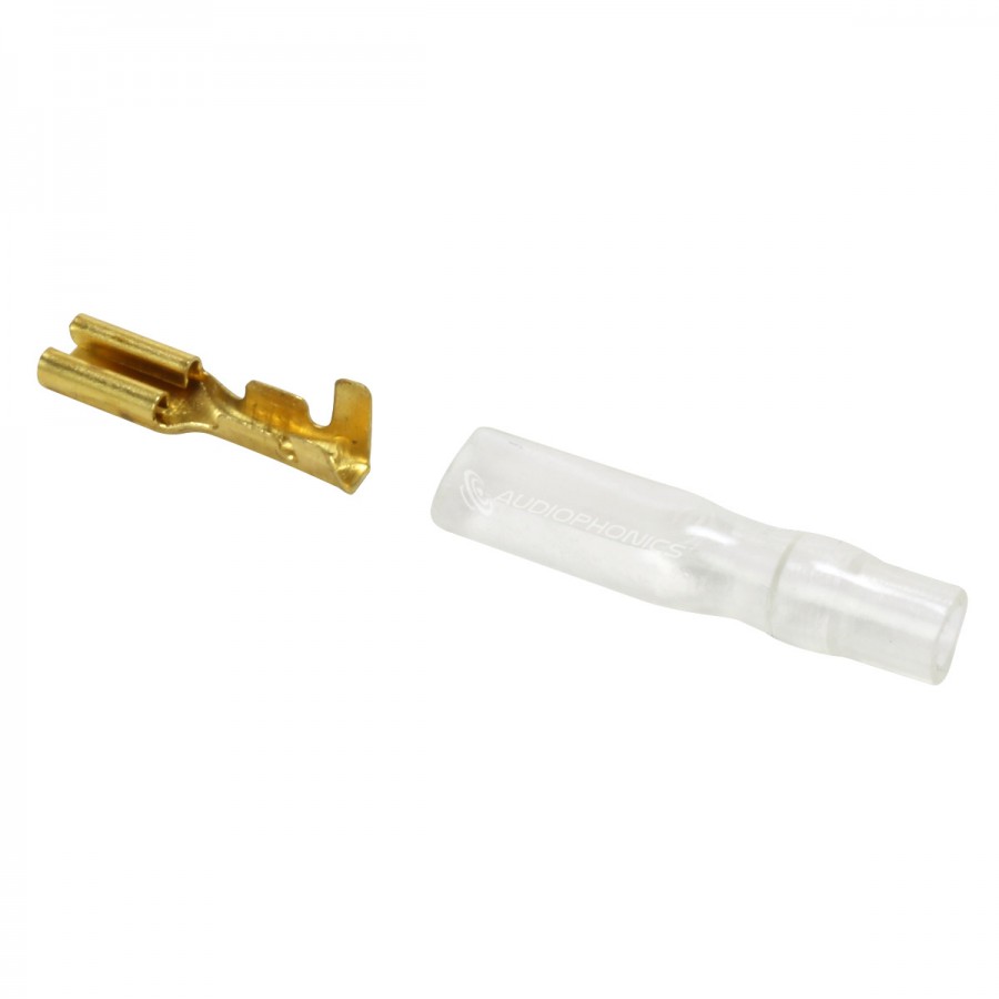 Female Blade Connector 2.8mm Gold Plated Ø2.8mm (Set x10) Audiophonics