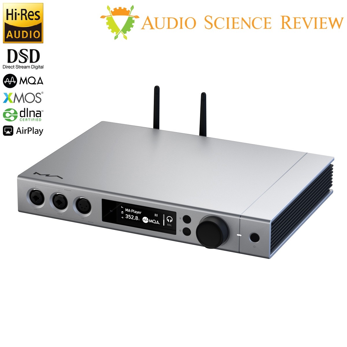 MATRIX ELEMENT X Lecteur Réseau DAC ES9038PRO XMOS WiFi Femtoclock 32bit 768kHz DSD1024