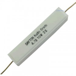 DAYTON AUDIO DNR Precision Ceramic Resistor 10W 4.7 Ohm