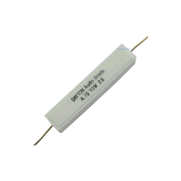 10W 1Ω~20Ω Cement resistor ceramic resistance Audio Speaker divider resistor 