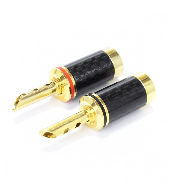Dynavox Dynavox Banan Fr Hohl Fiche D'Alimentation Plaqué Or 2Packungen 