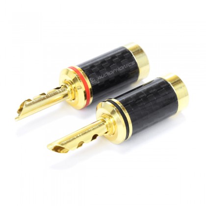 DYNAVOX Gold Plated Banana Plugs Ø5mm (Pair)