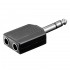 Adapter Jack 6.35mm Male Stereo - 2 xJack 6.35mm Female Mono