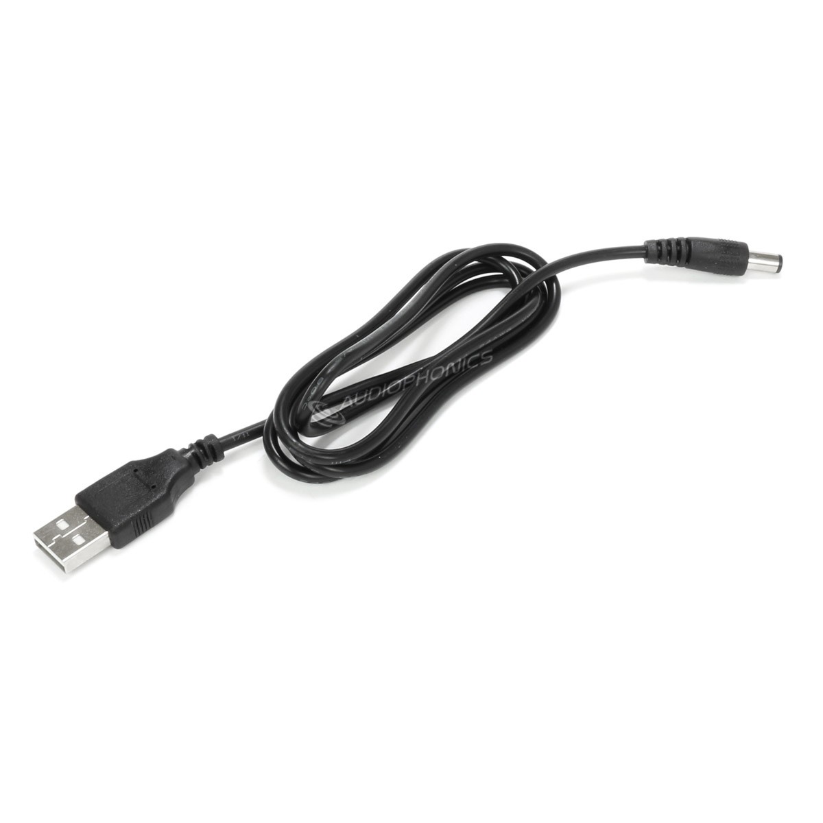 Câble USB-A Mâle vers Jack DC 5.5 / 2.5mm Mâle 5V 70cm - Audiophonics