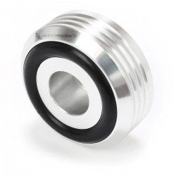 Pied Aluminium Anodisé Ø30x14mm Argent