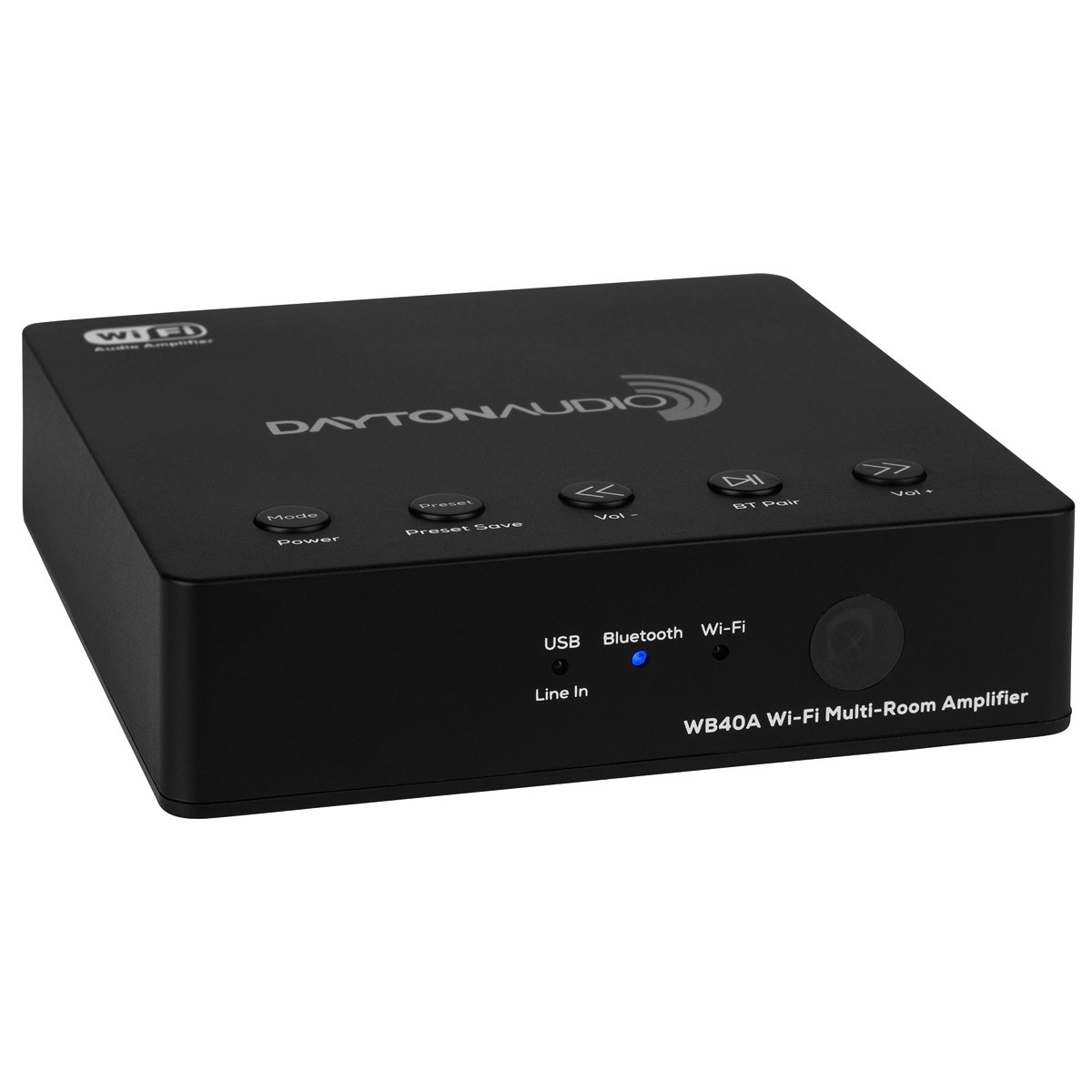 DAYTON AUDIO WB40A Amplificateur Bluetooth WiFi Multiroom 2x40W 4 Ohm