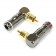 Connecteur RCA 90° Angled Gold Plated Ø6mm (Pair)