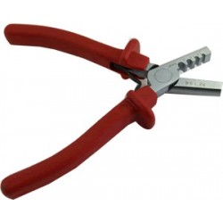 Crimping tool for cable ends from 1.5 to 6mm²