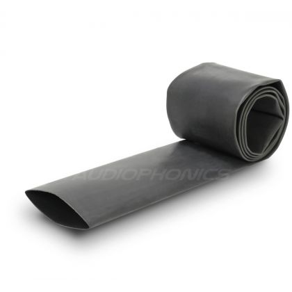 Heatshrink tube 4: 1 Ø04.0mm Length 1m (Black)