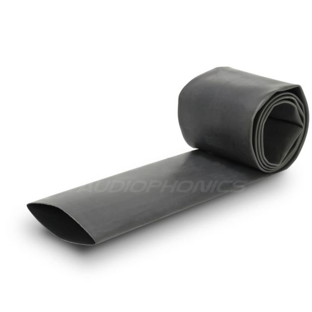 1 METRE DE GAINE THERMO-RETRACTABLE 5 mm couleur noir envoi inclus