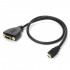 Pass Micro HDMI male to female partition HDMI