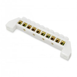 Domino Isolé 10 Ports Ø6,5mm